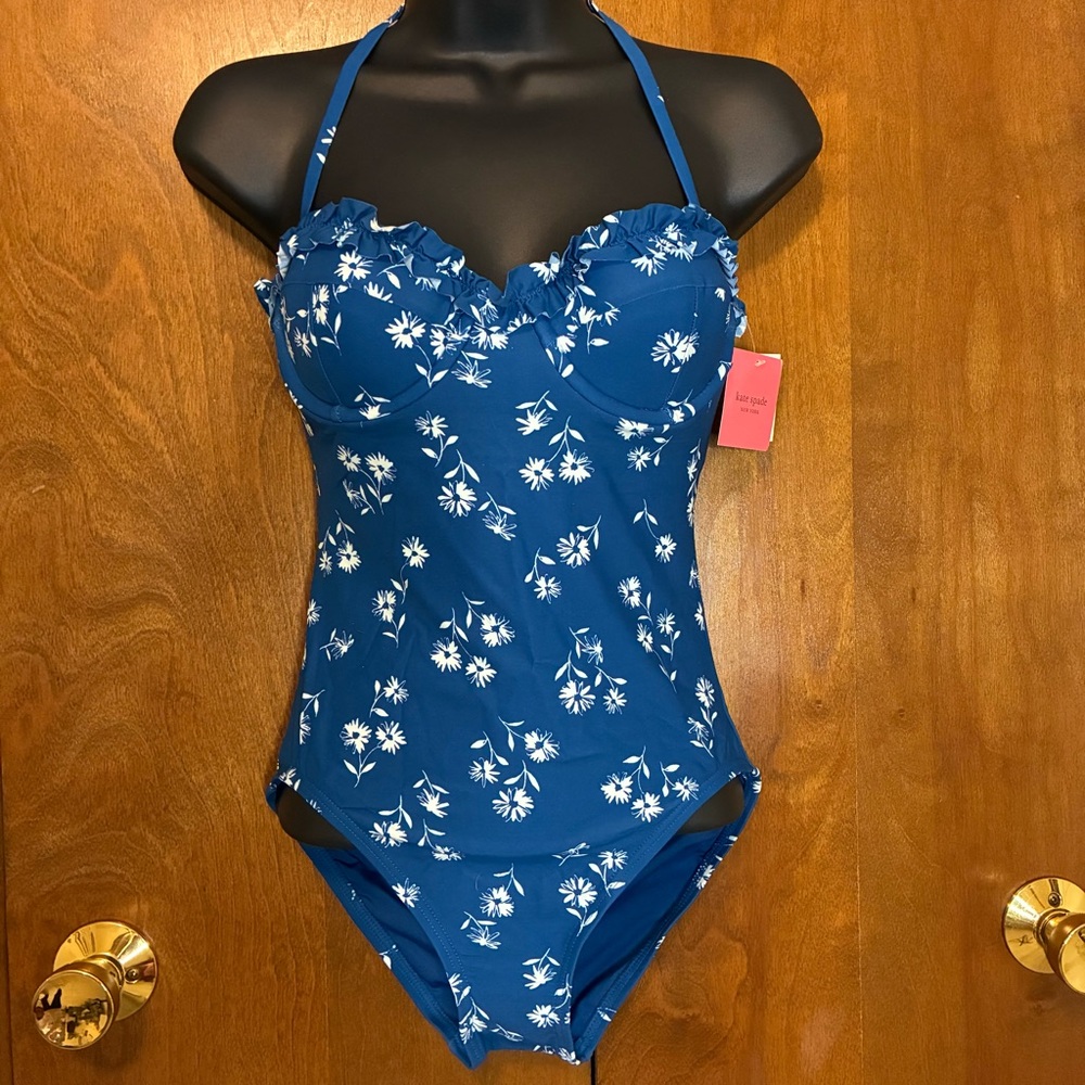 kate spade New York Balconette One-piece Swim Suit Size XS New With Tags